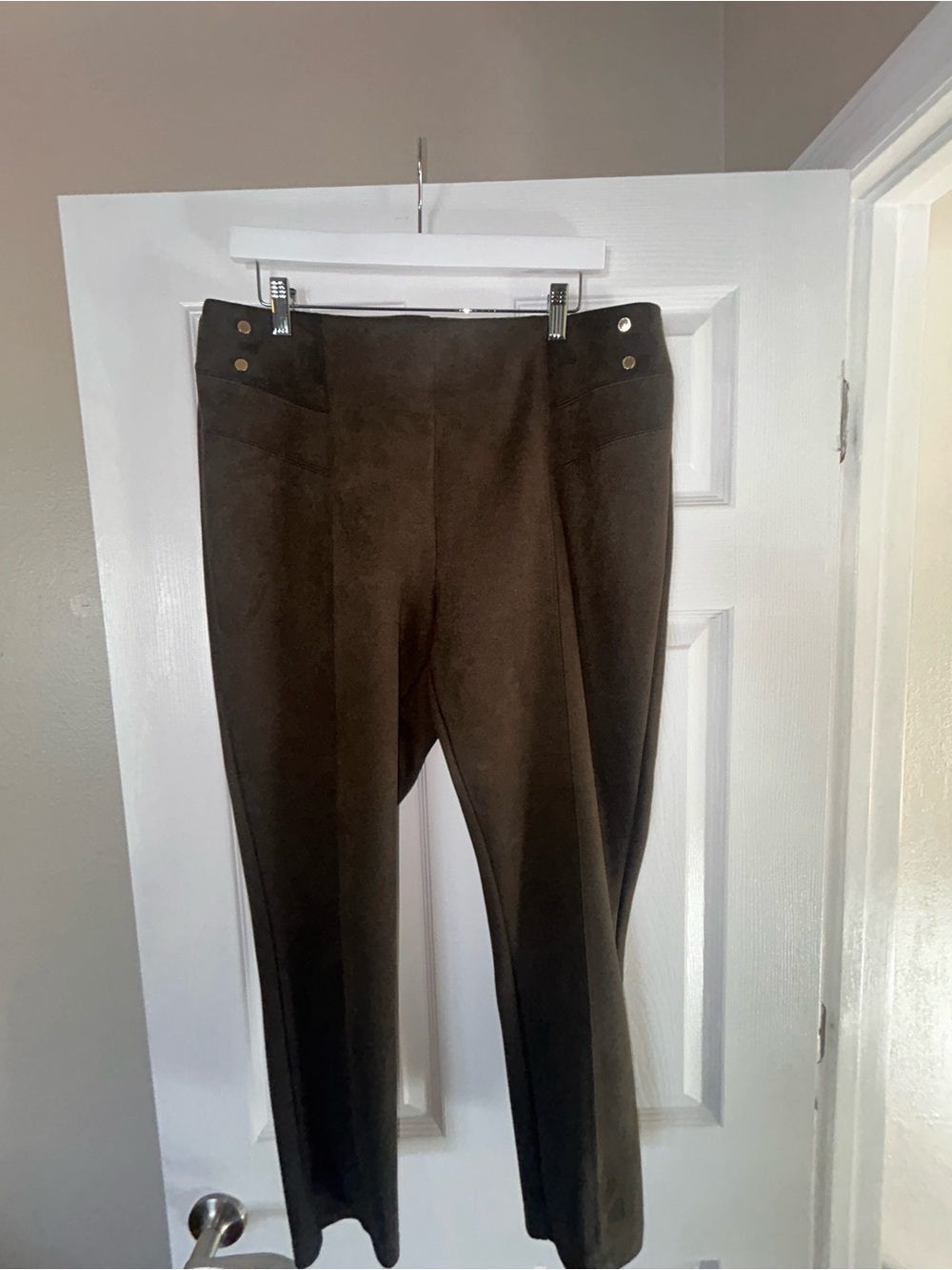 Marc New York Olive Ponte Pull-On Pants